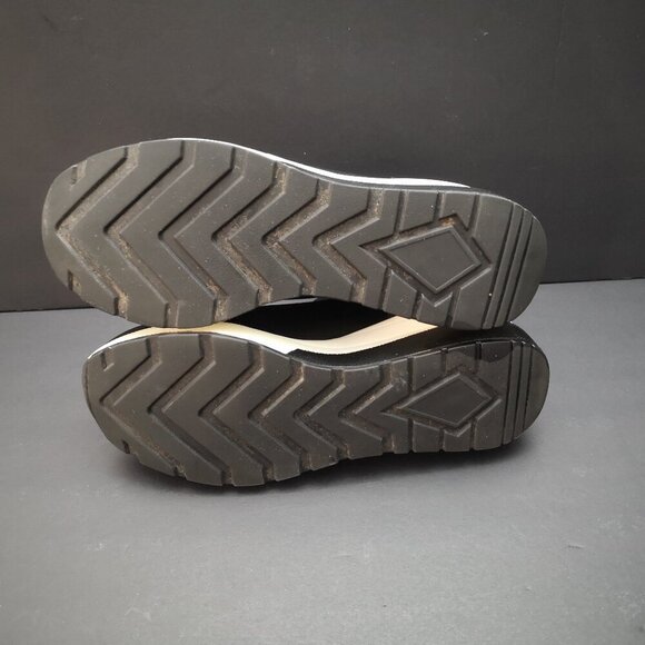 Michael Kors Ladies Size 6.5 Black & White Wedge Pull On Style Sock Booties - Picture 8 of 11